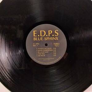 E.D.P.S. / Blue Sphinx / Japan Record / 28JAL-3 *初回プレス特典ソノシート付き ステッカー付き ツネマツマサトシ フリクションの画像8