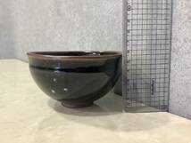 N 16.3 1円〜 茶碗 天目 詳細不明品 保管品_画像9