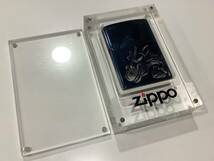 1円〜 未使用保管品 ZIPPO ブルードラゴン ジッポー オイルライター_画像2