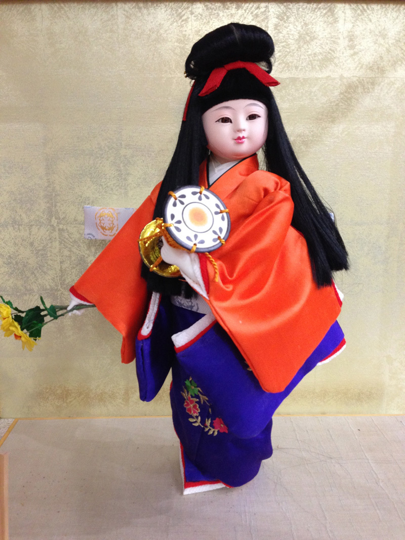 セール!・日本人形 豊玉作 高砂/大型 ケース入り 浮世人形 美品-