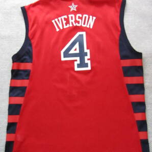 美品 USAドリームリーム NBA IVERSON アレン・アイバーソン Reebok リーボック製　ユニフォーム　バスケ ゲームシャツ