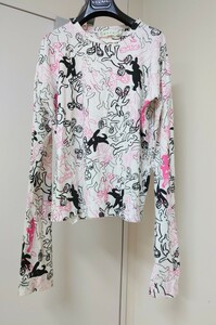 MARNI/マルニ　ダンシングバニー/ラビット 総柄 ロングスリーブTシャツ IT38 グラフィック/デッサン◆国内正規品◆