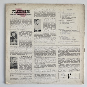 Joan Baez, Bill Wood ,Ted Alevizos Folksingers 'Round Harvard Square / 激レア盤 / ジョン・バエズのデビューアルバム / US folkの画像2