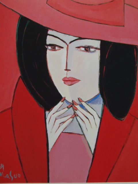 Masuo Ikeda, [Invierno color de rosa], Nuevo marco de alta calidad incluido., Libro de arte raro, En buena condición, Envío gratis Retratos, Obra de arte, Cuadro, Retratos