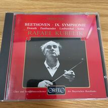 ○ CD RAFAEL KUBELIK クーベリック　第九　ORFEO C207891 B 　独盤　ケースヒビ有り_画像1