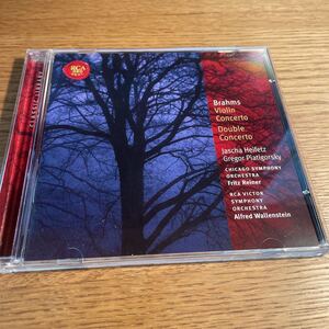 ■ CD CLASSIC LIBRARY BRAHMS Heifetz Piatigorsky Reiner Wallenstein 輸入盤　RCA red seal 防犯タグ？付き