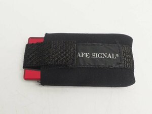 USED SAFE SIGNAL セイフシグナル シグナルミラー 安全グッズ レスキュー 航空機や船に光で知らせる ランク:AA ダイビング用品 [C4-52966]