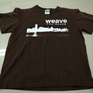 C04 バンドTシャツ　ウィーヴ　WEAVE the sound ブラウン