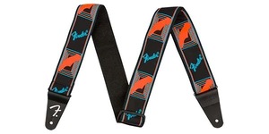 Fender крыло Neon Monogram Strap Blue/Orng