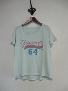 SWIMMER スイマー ミント半袖プリントTシャツ（USED）41923②