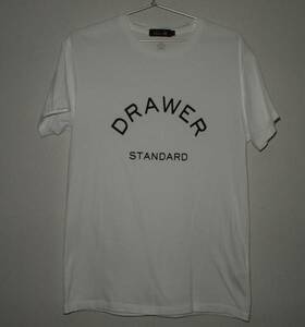 ほぼ新品 Drawer ロゴTシャツ カットソー ドゥロワー