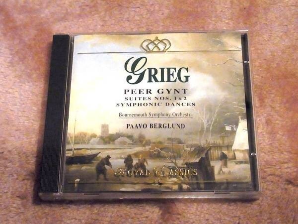 希少 GRIEG PEER GYNT グリーク ペール ギュント 組曲 交響的舞曲 ベルグルンド ボーンマス響 Paavo Berglund ROYAL CLASSICS