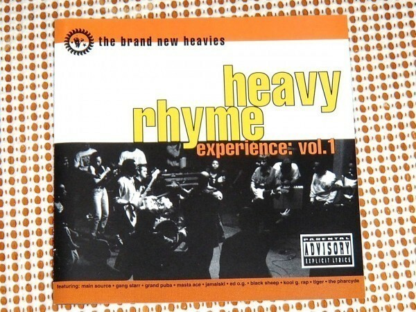 名作 The Brand New Heavies Heavy Rhyme Experience Vol. 1 main source gang starr kool g rap black sheep tiger pharcyde 等参加
