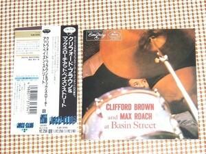 初期廃盤 Clifford Brown And Max Roach マックス ローチ At Basin Street / Richie Powell Sonny Rollins George Morrow 参加 EJD 3010