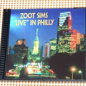 廃盤 Zoot Sims ズート シムズ Live In Philly / 32 Jazz / 晩年の良質ライヴ Major Holley Benny Aronov Mickey Roker 参加