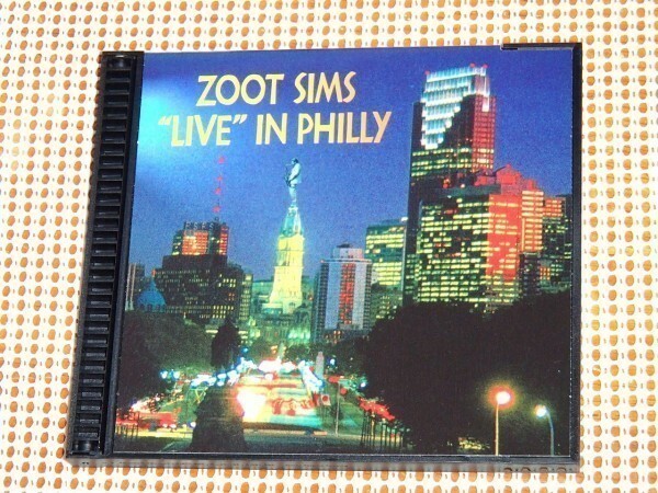 廃盤 Zoot Sims ズート シムズ Live In Philly / 32 Jazz / 晩年の良質ライヴ Major Holley Benny Aronov Mickey Roker 参加