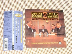 廃盤 紙ジャケ HQCD Count Basie & The Mills Brothers カウント ベイシー The Board Of Directors / Freddie Green Frank Foster 等参加