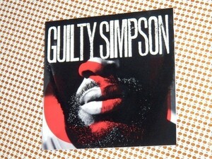 Guilty Simpson ギルティー シンプソン OJ Simpson / Stones Throw / ドープ アングラ Madlib プロデュース Kelly Hibbert マスタリング