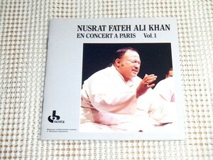 廃盤 Nusrat Fateh Ali Khan ヌスラット ファテ アリ ハーン En Concert A Paris Vol.1/ OCORA / カッワーリー 最高峰 パキスタン イスラム