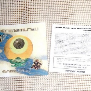 廃盤 Anima Mundi アニマ ムンディ Anima Beat /トライバル テクノ ダウンテンポ 等を咀嚼 秀作 Susumu Yokota 変名 横田進 ススム ヨコタ