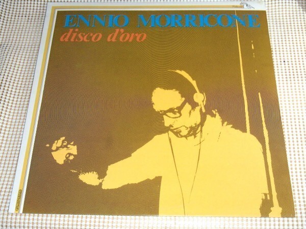 廃盤 イタリア盤 LP Ennio Morricone エンニオ モリコーネ Disco D'Oro / Fonit Cetra / 死刑台のメロディ ミスター ノーボディ 等収録