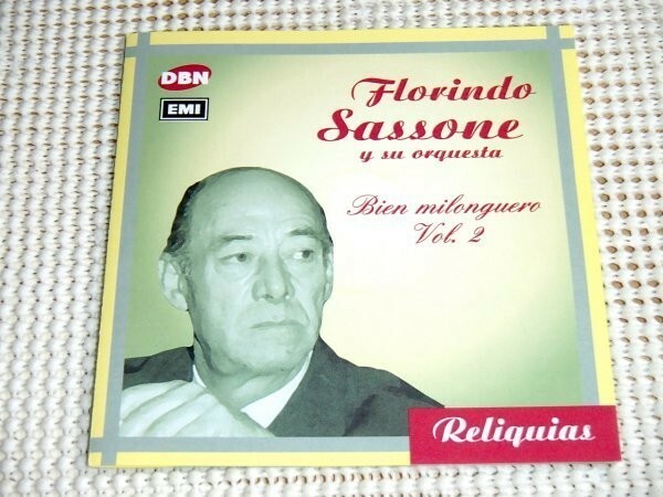 Florindo Sassone Y Su Orquesta フロリンド サッソーネ 楽団 Bien Milonguero Vol.2/ アルゼンチン タンゴ 名匠による名曲20曲収録/ DBN