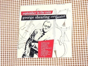 廃盤24bit+ルビジウム George Shearing Original Quintet ジョージ シアリング September In The Rain 九月の雨 /Marjorie Hyams John Levy