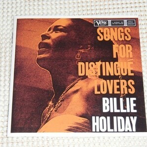 初期廃盤 Billie Holiday ビリー ホリデイ Songs For Distingue Lovers/ Jimmy Rowles Barney Kessel Red Mitchell Ben Webster J33J 25037