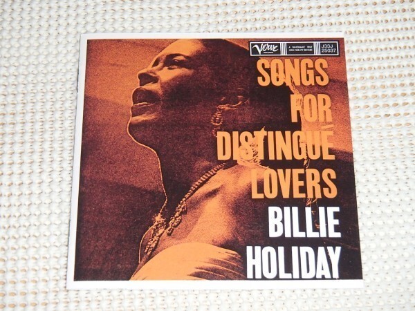 初期廃盤 Billie Holiday ビリー ホリデイ Songs For Distingue Lovers/ Jimmy Rowles Barney Kessel Red Mitchell Ben Webster J33J 25037