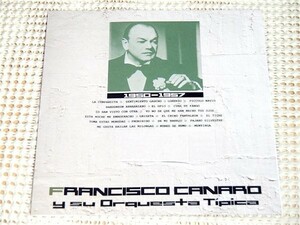 廃盤 Francisco Canaro y su Orquesta Tipica フランシスコ カナロ タンゴ 幻の名演 / DISCO LATINA /アルゼンチン タンゴ Alberto Arenas