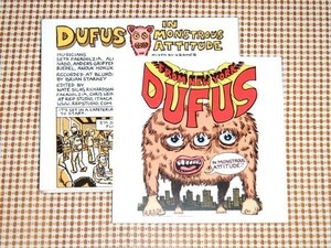 美品 Dufus デュファス In Monstrous Attitude / Jeffrey Lewis (Rough Trade) アートワーク/ FRANK ZAPPA Akron Family 好きにオススメ