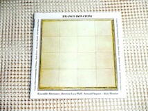 廃盤 Franco Donatoni フランコ ドナトーニ / Harmonic Records/伊 現代音楽/ Luca Pfaff Armand Angster Alain Meunier オルレアン FRAC_画像1