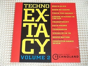 廃盤 Techno Ex-Tacy Vol2/ Brain Damage ( B-Factory ) Physical Motion Ziggy P Terra WAN Cosmo Crew Interactive 等 ハードコア テクノ