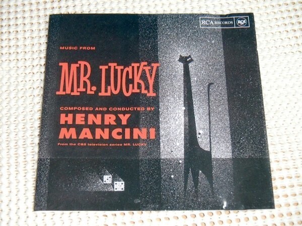 廃盤 Henry Mancini ヘンリー マンシーニ Music From Mr. Lucky ミスター ラッキー/米ドラマ 名作 サントラ トム ブラウン ロス マーティン