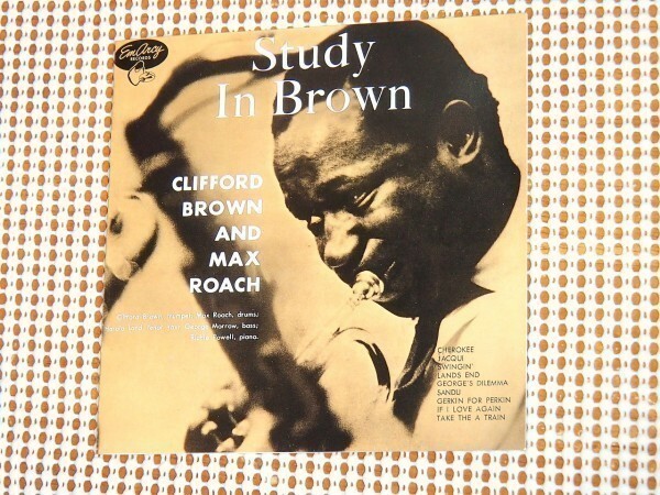 初期廃盤 EJD 3003 Clifford Brown & Max Roach クリフォード ブラウン Study In Brown / George Morrow Richie Powell Harold Land 参加