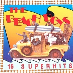 廃盤 The Beach Boys 16 Superhits ビーチボーイズ Surfin' USA God Only Knows Good Vibrations 等収録 良選曲 ベスト Brian Wilson