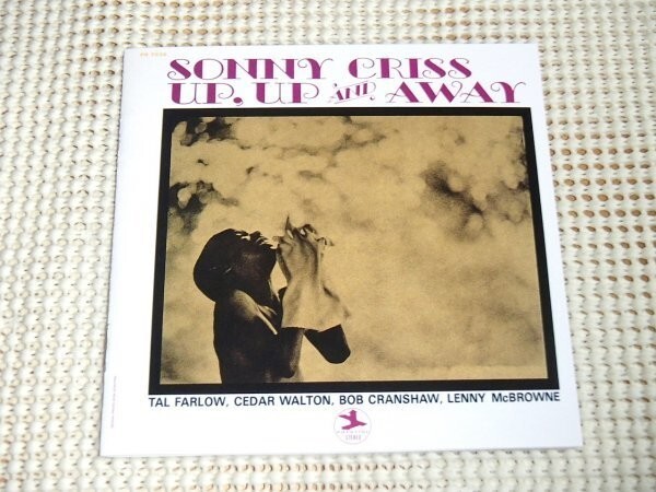 オリジナルマスター使用初期廃盤 Sonny Criss ソニー クリス Up Up And Away / Bob Cranshaw Cedar Walton Tal Farlow 等参加 VDJ 1654