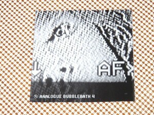 廃盤 AFX Analogue Bubblebath 4 / Rephlex / Aphex Twin エイフェックス ツイン (THE TUSS / Caustic Window )別名儀/アナログ バブルバス