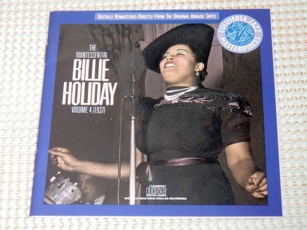 廃盤 The Quintessential Billie Holiday Volume 4 (1937) ビリー ホリデイ /JAZZ VOCAL 最高峰 Teddy Wilson Johnny Hodges John Kirby 等