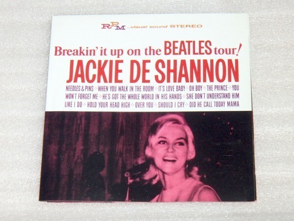 廃盤 Jackie DeShannon ジャッキー デ シャノン Breakin' It Up On The Beatles Tour!/ RPM /8曲追加盤 60s US SSW/ Randy Newman 作曲参加