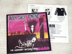 廃盤 Alien Sex Fiend エイリアン セックス フィーンド The Legendary Batcave Tapes / Anagram / 初期レア音源集 UK NW ポジパン ゴス