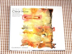 廃盤 Alberto Pinton アルベルト ピントン Clear Now Common Intent / Kyle Gregory Salvatore Maiore Salvatore Maiore 参加 / ECM 系FREE