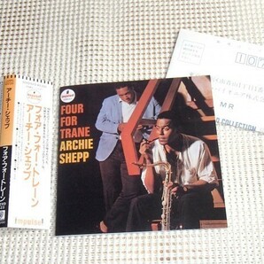 初出廃盤 Archie Shepp アーチー シェップ Four For Trane /Reggie Workman Charles Moffett Alan Shorter John Tchicai 等 RVG 32XD 623