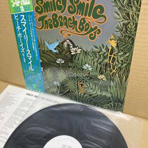 PROMO！美盤LP帯付！ビーチ・ボーイズ The Beach Boys / Smiley Smile スマイリー・スマイル Toshiba ECS-80201 見本盤 SAMPLE 1975 JAPANの画像1