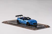 1/64 Ym model mazda Rocket Bunny Pandem MX-5 Roadster マツダ ロケットバニー ロードスター　ブルー_画像4