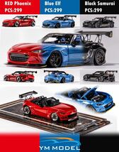 1/64 Ym model mazda Rocket Bunny Pandem MX-5 Roadster マツダ ロケットバニー ロードスター　ブルー_画像8