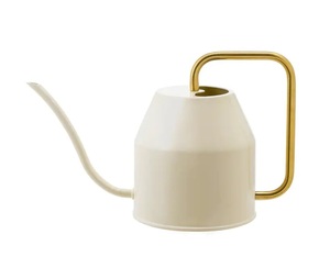 * IKEA Ikea *VATTENKRASSEva ton klase watering can, ivory / Gold 0.9 liter < width : 16 cm height : 12 cm> postage 720 jpy ~