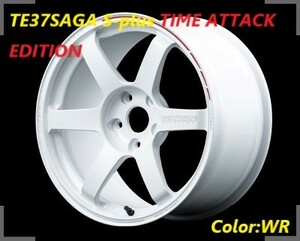 【購入前に納期要確認】TE37SAGA S-plus TIME ATTACK EDITION SIZE:9.5J-18 +23(F4) PCD:114.3-5H Color:WR ホイール2本セット