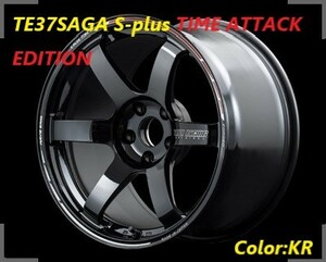 【購入前に納期要確認】TE37SAGA S-plus TIME ATTACK EDITION SIZE:9J-18 +53(F2) PCD:100-5H Color:KR ホイール2本セット