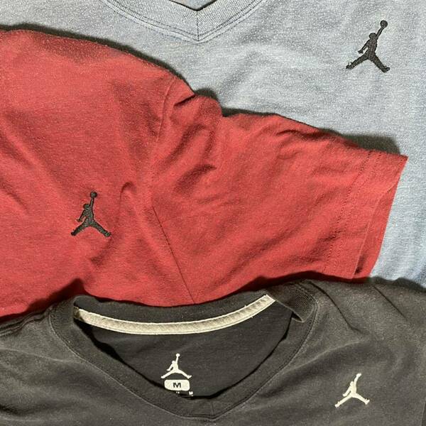 まとめ売り ジョーダンブランドTシャツ3枚セット Nike Jordan Brand Air エア バスケ ウェア ナイキ 黒 水色 青 赤 ロット